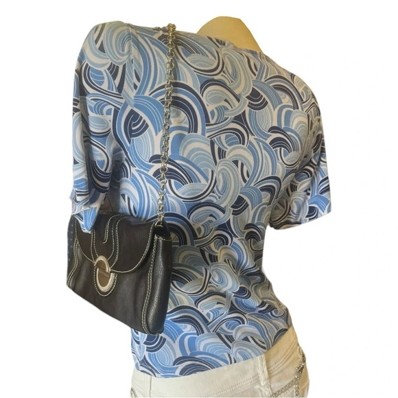 Vintage 90s Y2K Top, Vintage Abstract Top, Vintage AOP Top - Picture 7 of 12